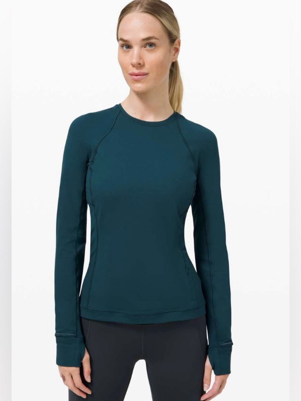 Lululemon runderful long sleeve size 10 submarine